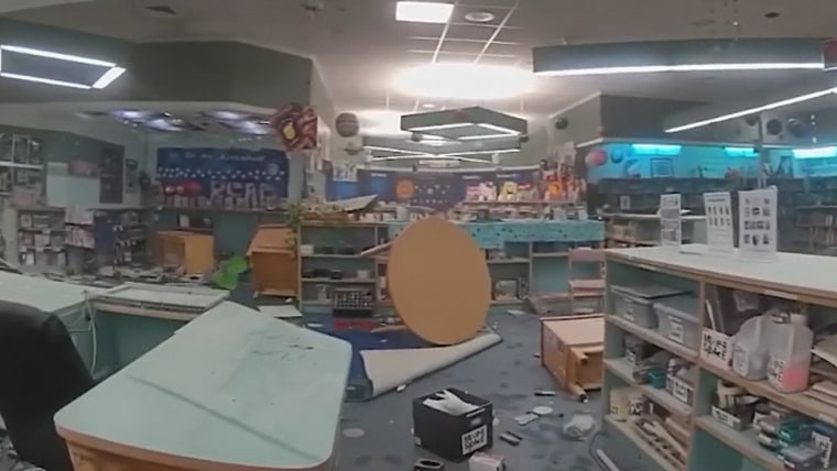 Young vandals cause $50K in damage to Florida school library