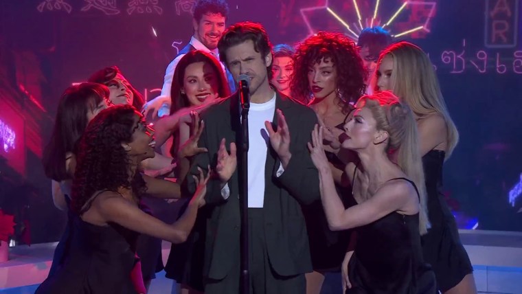 Watch: Nicholas Christopher, Aaron Tveit, and Lea Michele Perform