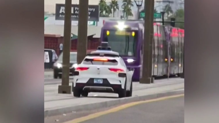 Passenger Jumps Out of Waymo After it Drives Onto Train Tracks