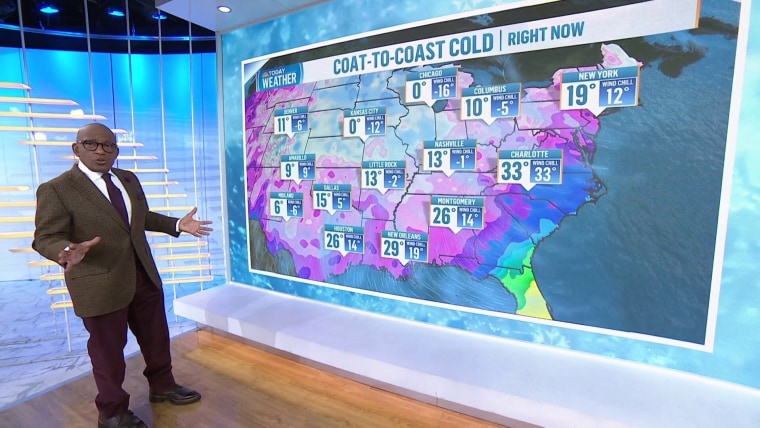 TODAY’s Al Roker Tracks Bitter Cold Conditions After Winter Storm
