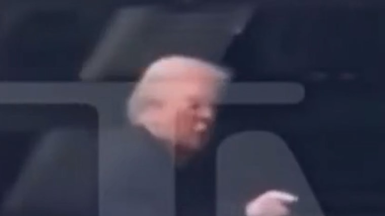 Trump appears to flip off protester in Detroit插图 Trump appears to flip off protester in Detroit插图