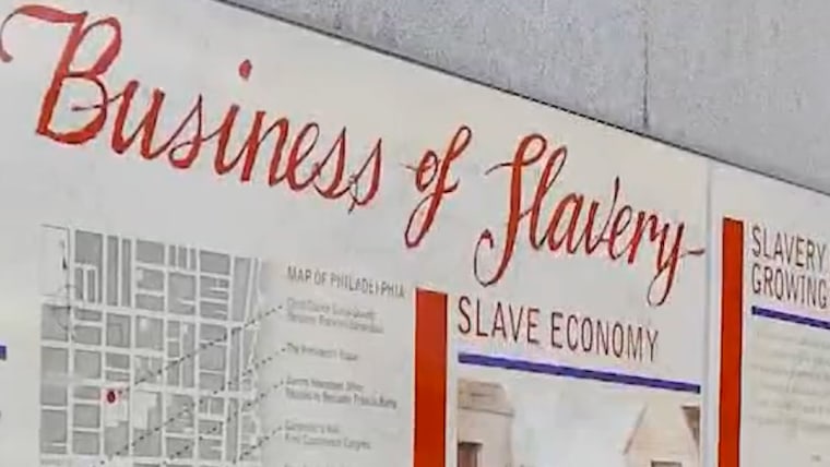 Philadelphia sues over slavery exhibit removal Philadelphia sues over slavery exhibit removal