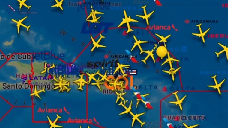 Flight animation shows planes avoiding Venezuela插图