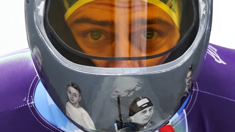 Ukrainian Olympian disqualified over war tribute helmet