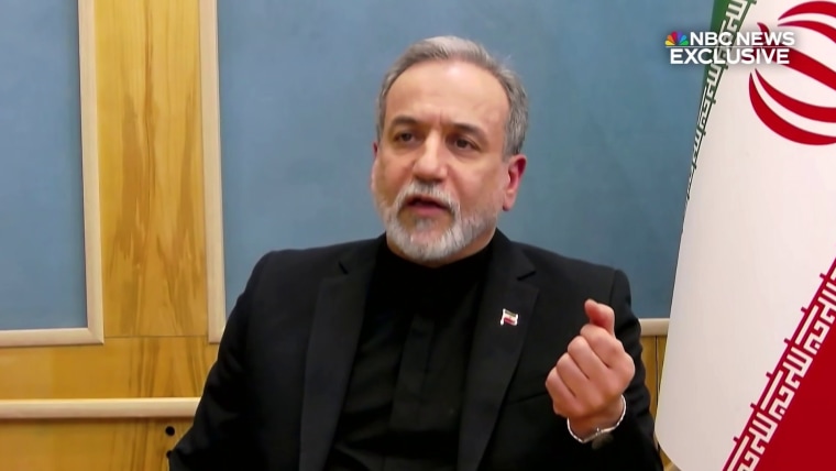 Iranian foreign minister says there is ‘no request for a ceasefire’