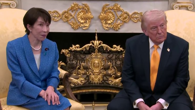 Trump makes a Pearl Harbor joke while meeting with the Japanese prime minister