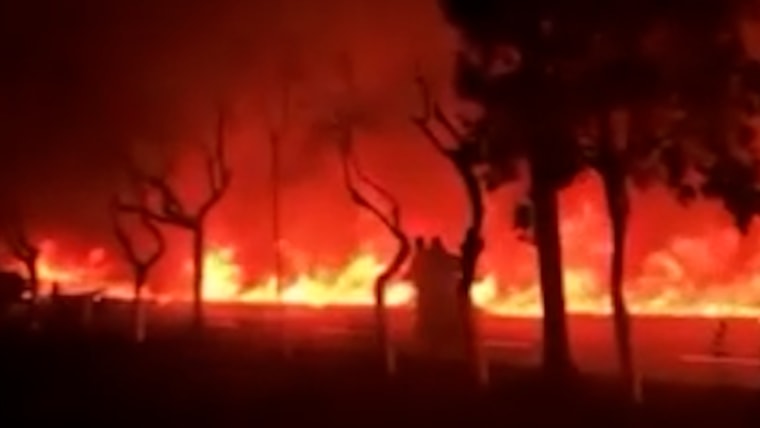 Fire breaks out in Tehran after reported airstrike