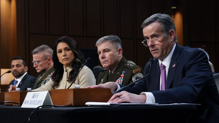 House holds worldwide threats hearing with Gabbard, Patel and Ratcliffe