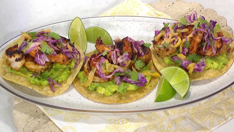 Chipotle Shrimp Tostadas With Mango Slaw: Get the Recipe!
