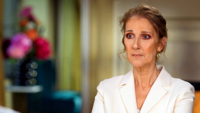 Celine Dion during an exclusive interview with Hoda Kotb 