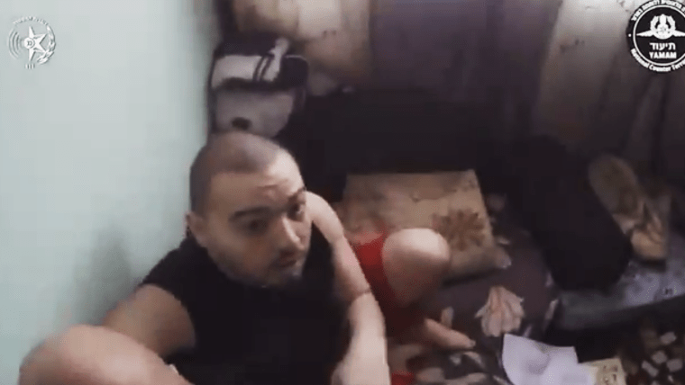 An Israeli hostage is rescued from an apartment in central Gaza during an IDF operation on June 8, 2024.