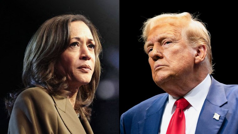 Vice President Kamala Harris and former President Donald Trump.