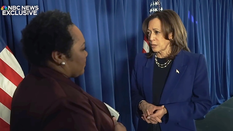 kamala harris interview politics political politician Yamiche Alcindor