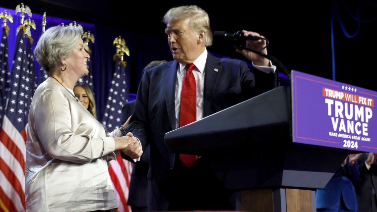 Image: Republican Presidential Nominee Donald Trump Holds Election Night Event In West Palm Beach susie wiles politics political politician