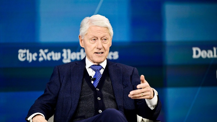 Former President Bill Clinton in New York City on Dec. 4, 2024.  