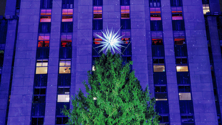 christmas xmas rockefeller center tree lighting