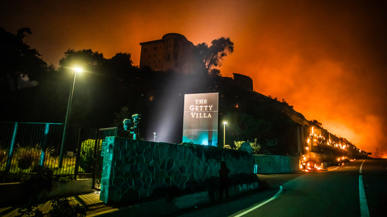 Image: Powerful Winds Fuel Multiple Fires Across Los Angeles Area