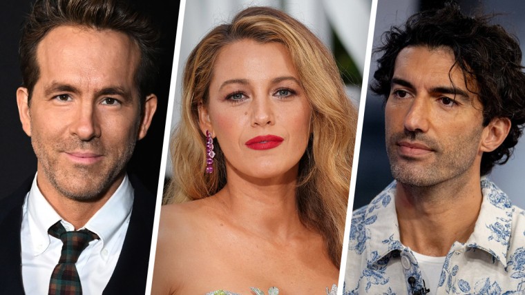 Ryan Reynolds; Blake Lively; Justin Baldoni.