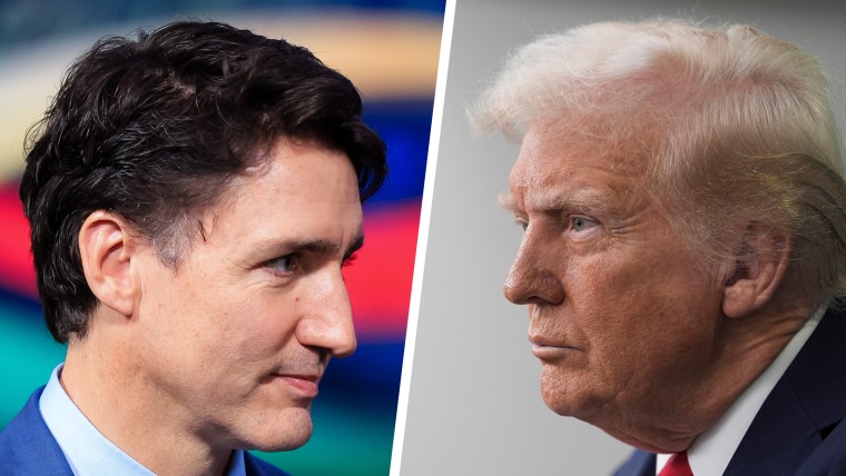 Justin Trudeau and Donald Trump