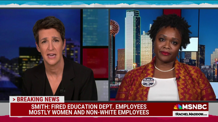 Maddow and Sheria Smith