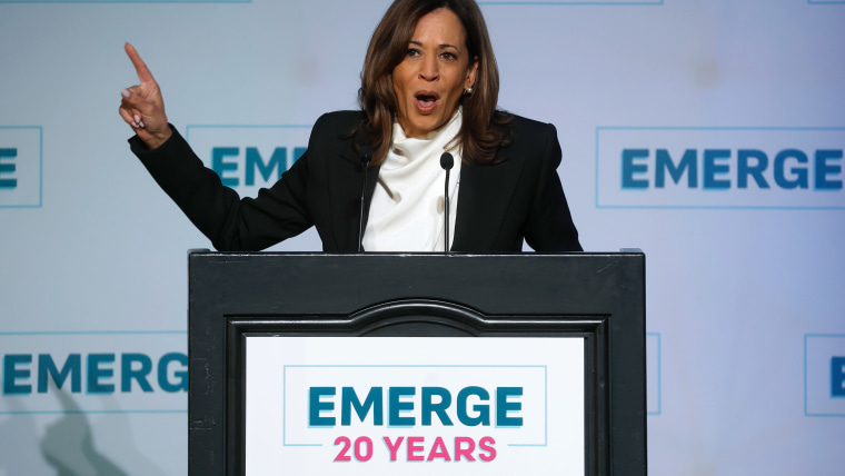 Image: Kamala Harris Speaks At The Emerge Gala In San Francisco politics political politician