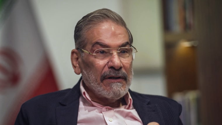 Ali Shamkhani, a top political, military and nuclear advisor to Iran’s Supreme Leader Ayatollah Ali Khamenei.