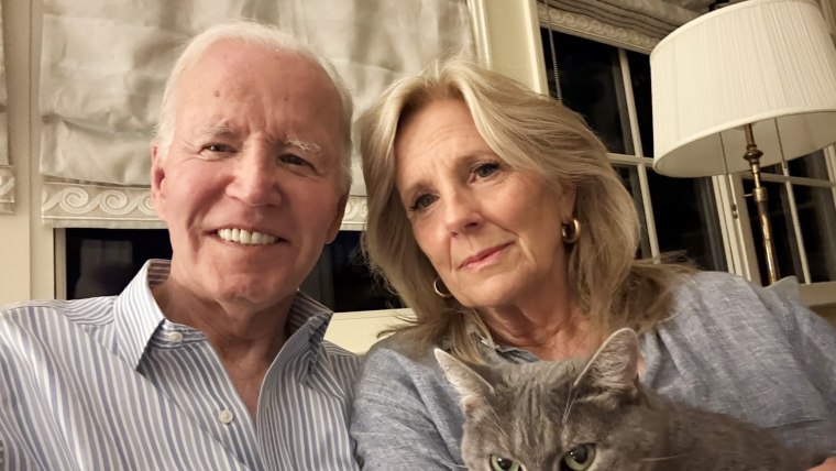 Former President Joe Biden and Former First Lady Jill Biden after news of Biden's cancer was announced on May 19. 2025.