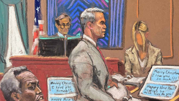 Sean "Diddy" Combs attends trial in New York federal court