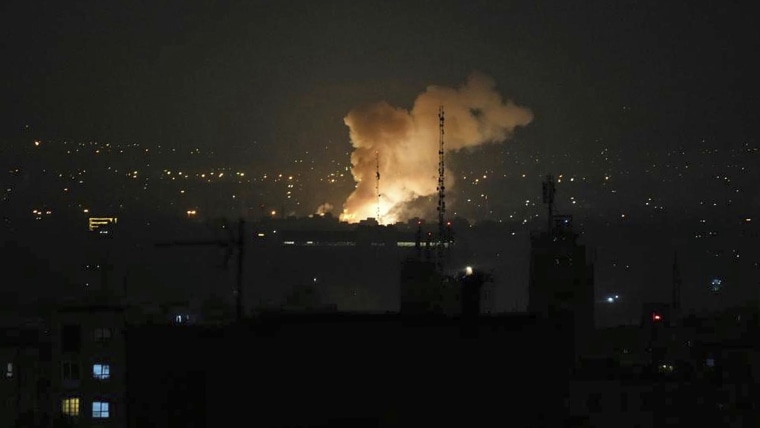 Smoke rises after an explosion in Tehran, Iran, Friday, June 13, 2025, as Israel attacked Iran's capital.