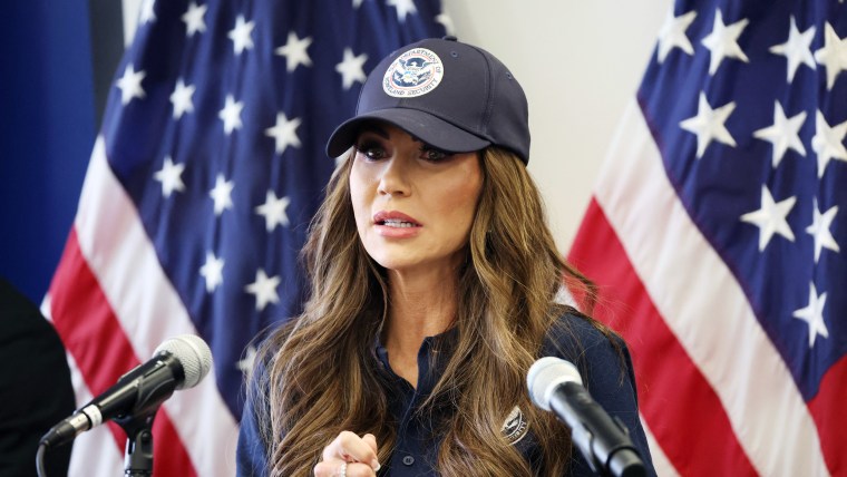 Kristi Noem speaking.