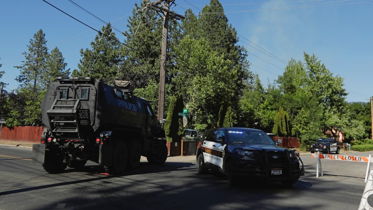 Multiple firefighters were attacked when responding to a fire outside Coeur d’Alene