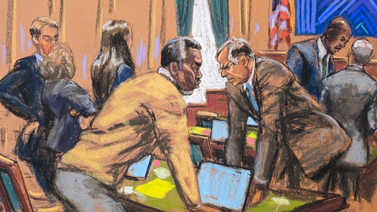 Sean "Diddy" Combs attends trial in New York federal court