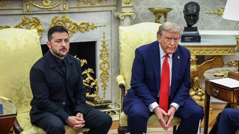 Image: European Leaders Join Ukrainian President Zelensky For White House Meeting With Trump