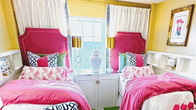 Dorm room makeovers are popular among incoming college students whose parents can afford it.