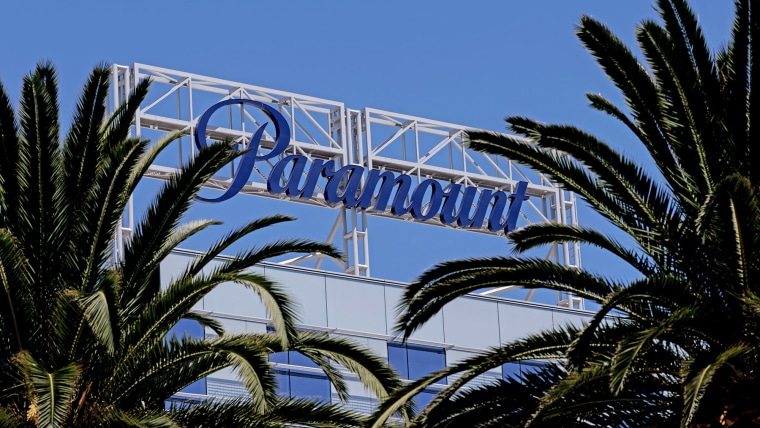 The Paramount office building in Los Angeles.