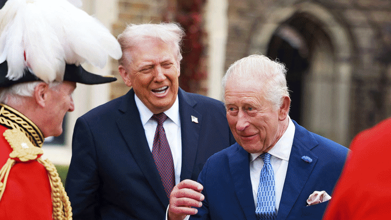 President Trump's state visit to Windsor castle on Sept. 17, 2025.