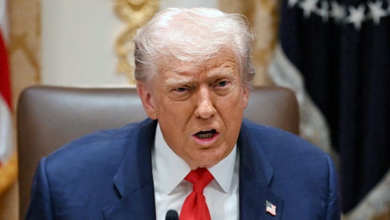 President Donald Trump speaks