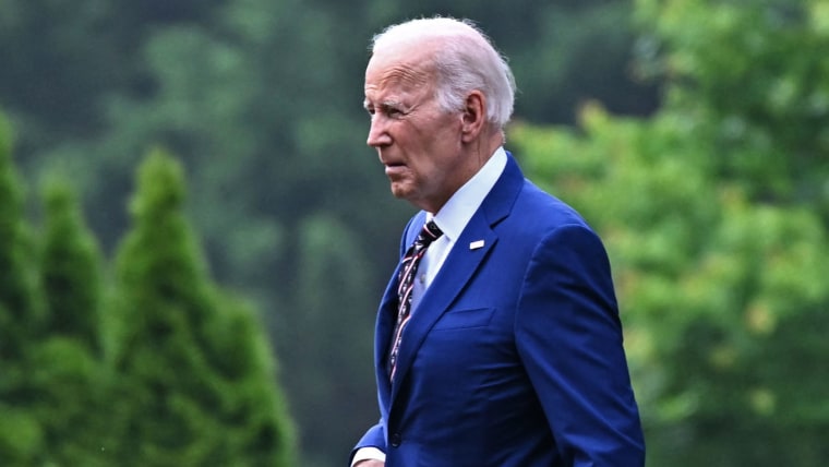 Former President Joe Biden in Wilmington, Del., on May 30, 2025. 
