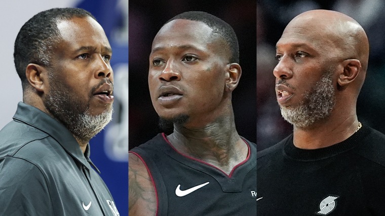 A split composite image of Damon Jones, left, Terry Rozier, and Chauncey Billups. A split composite image of Damon Jones, left, Terry Rozier, and Chauncey Billups.