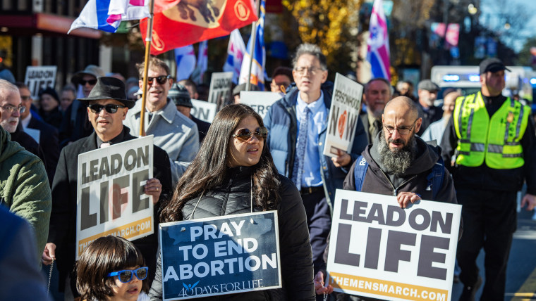 Anti-abortion demonstrators in Boston