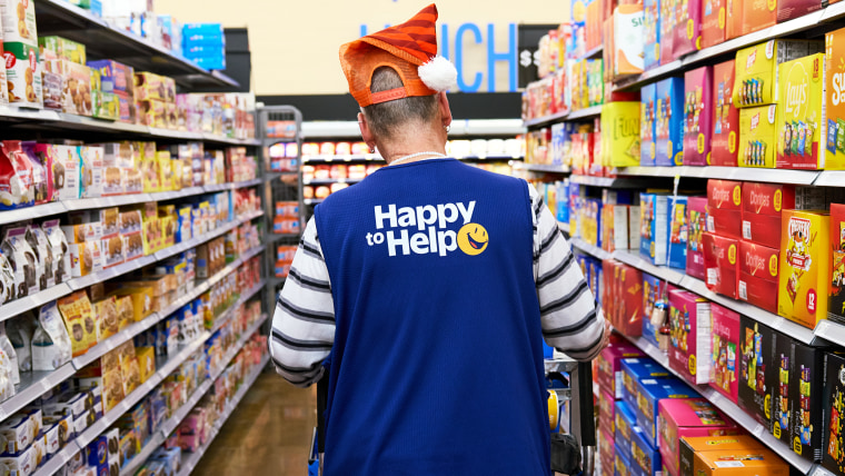 Shoppers At A Walmart On Black Friday