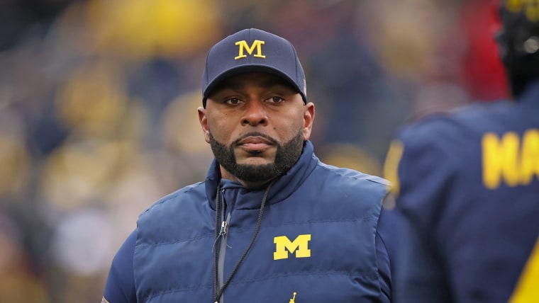 Michigan Wolverines head coach Sherrone Moore 
