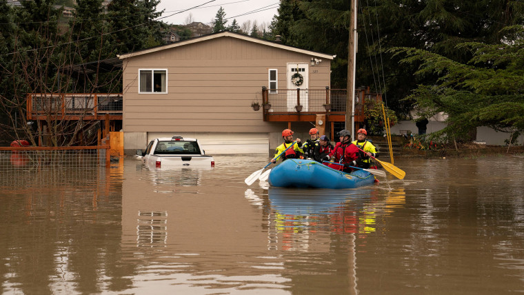 Atmospheric river brings rain and flooding to the Pacific Northwest