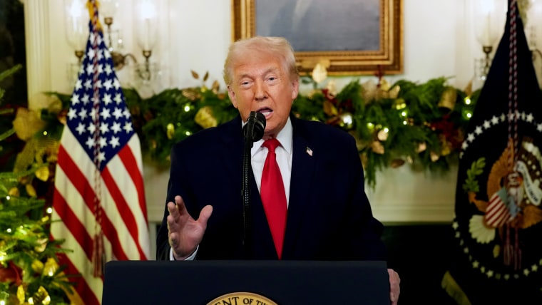 President Trump Delivers Oval Office Address To The Nation