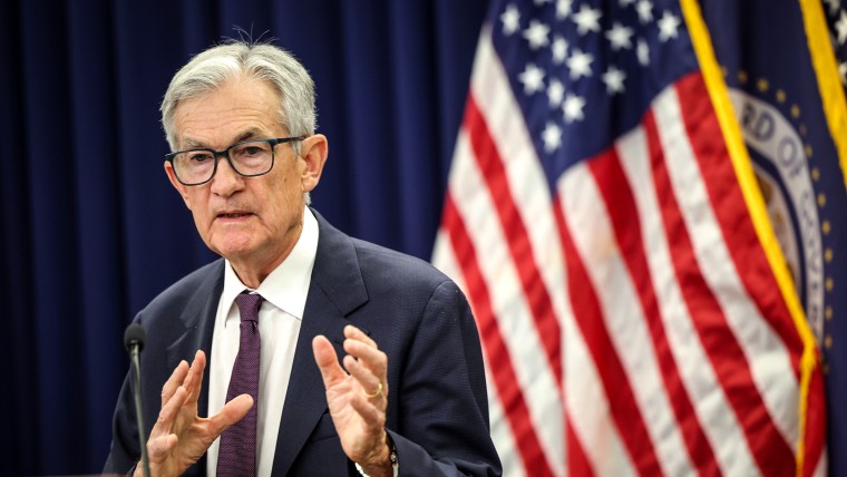 Image: Fed Chair Jerome Powell Holds News Conference On Interest Rate Decision