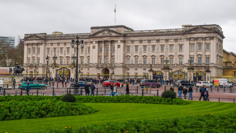 General view of Buckingham Palace as Andrew Mountbatten-