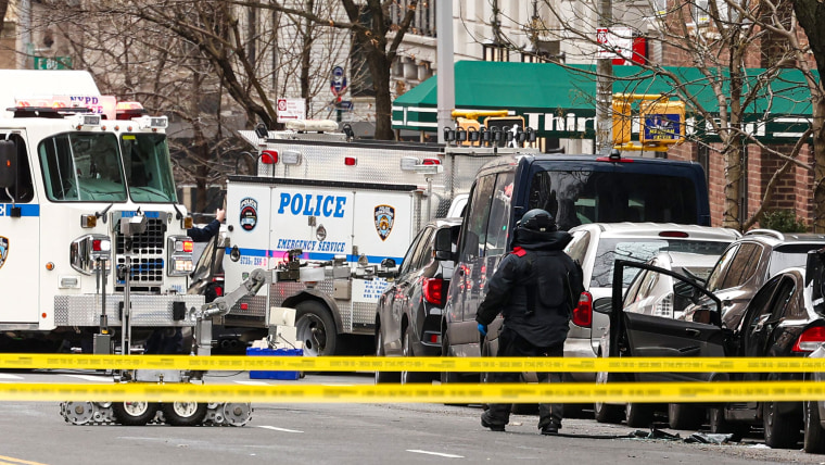 Law enforcement at Gracie Mansion.