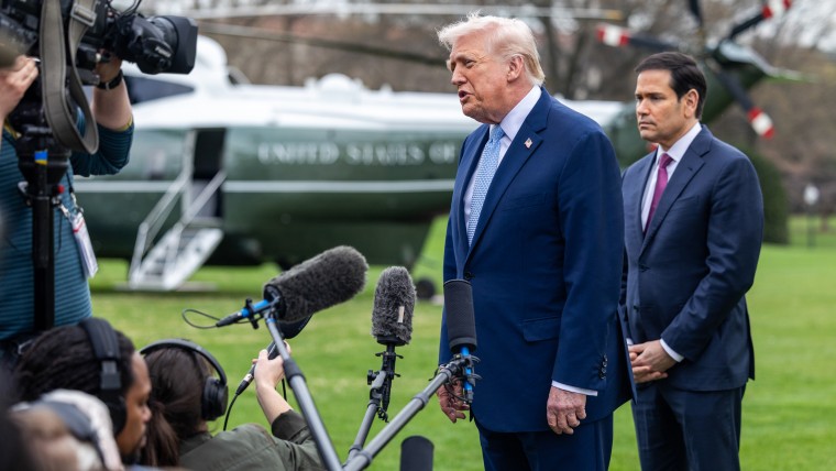 President Trump Departs White House For Florida