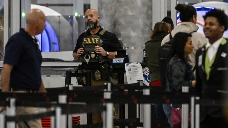 ICE agents assist airport security operations during US government shutdown
