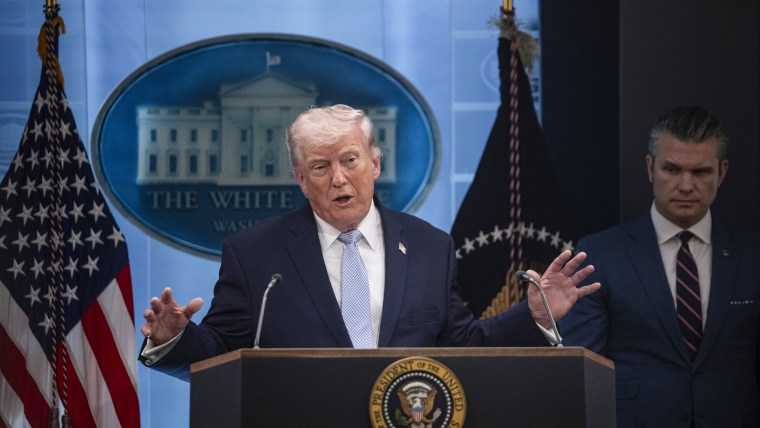 US President Donald Trump held a press conference on Iran